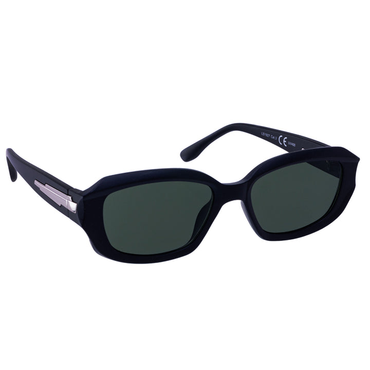 Rectangular sunglasses with bevelled corners