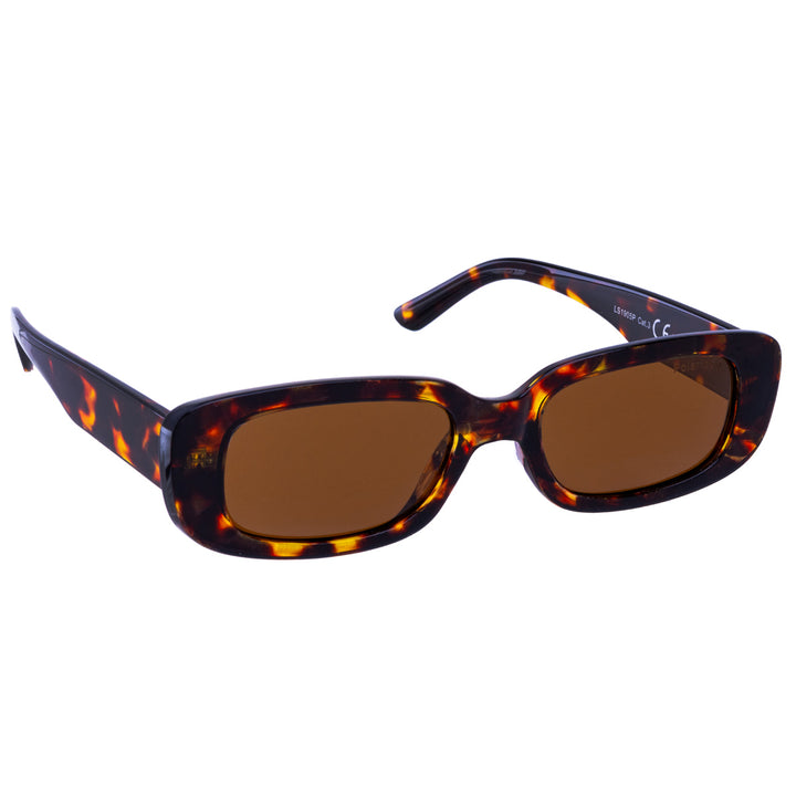 Rectangular polarised sunglasses