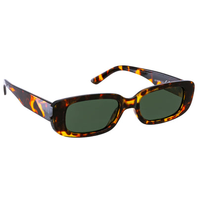 Rectangular polarised sunglasses