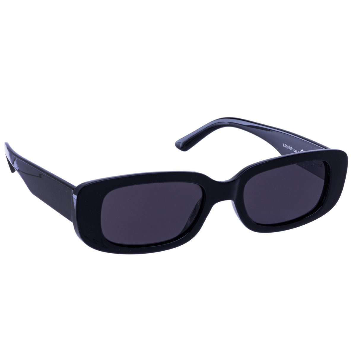 Rectangular polarised sunglasses