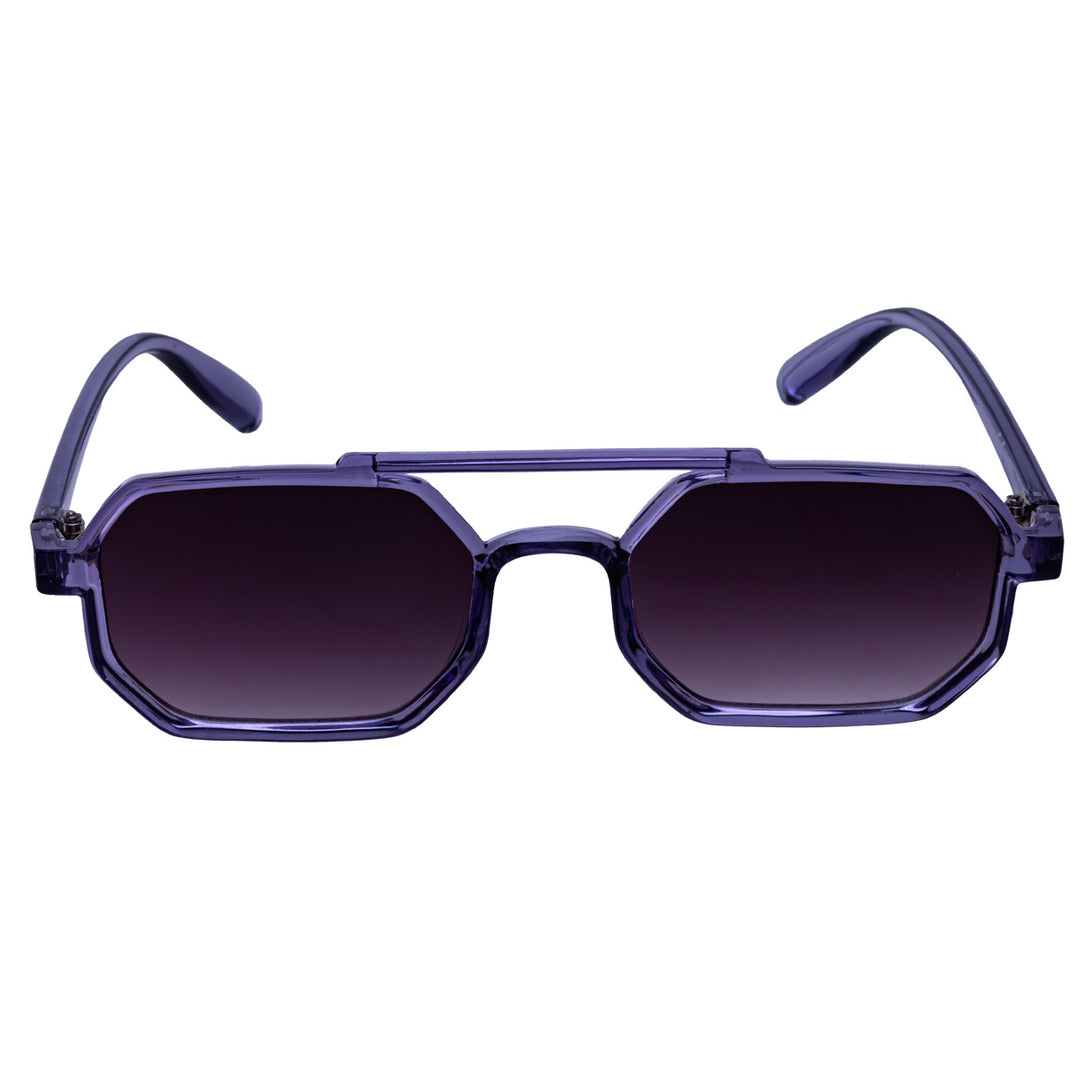 Angular rectangular sunglasses