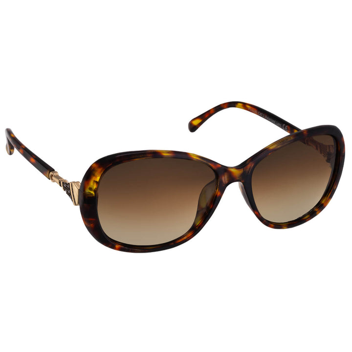 Isot pyöreät polarisoidut aurinkolasit metalli koristeilla