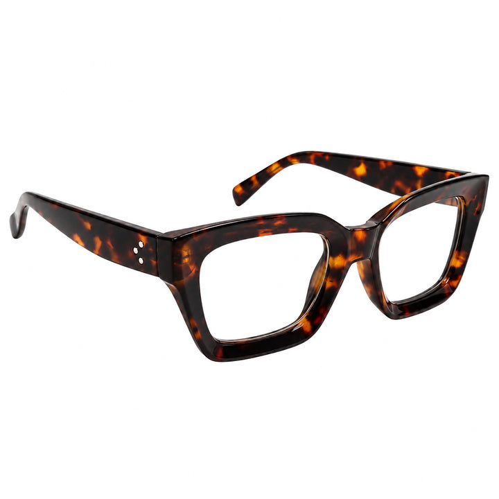 Sturdy designer glasses – strong, angular frames