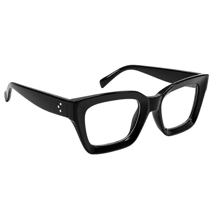 Sturdy designer glasses – strong, angular frames