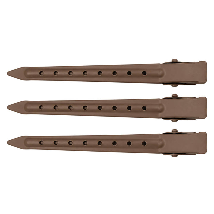 Metal Hair Clip, Matte Finish, 9 cm, 3-Pack