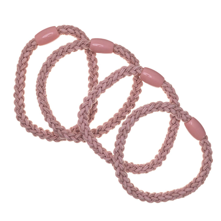 Soft braided hair loop 4pcs