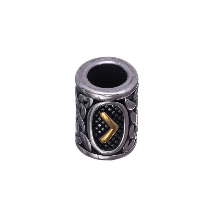 Steel beard necklace Skjól (Steel 316L)