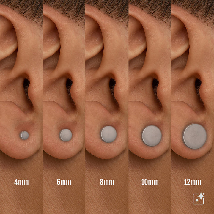 Flöjelörhänge hockey 10mm (stål 316L)