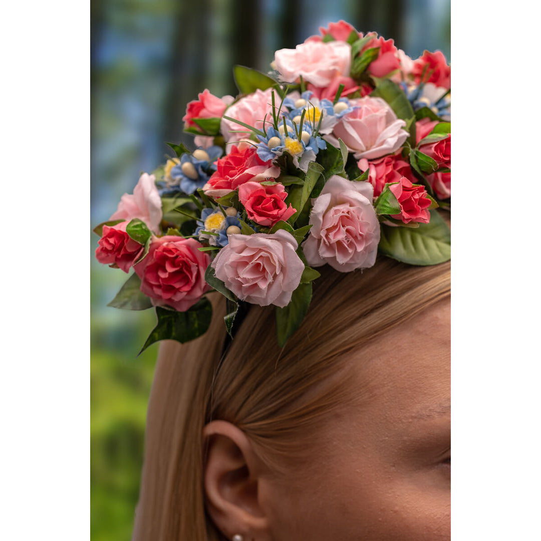 Rich flower hairband flower collar