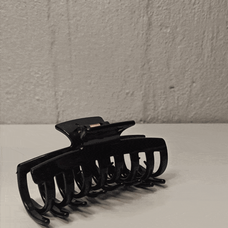 Joustava hiusklipsi muovinen hainhammas 10cm