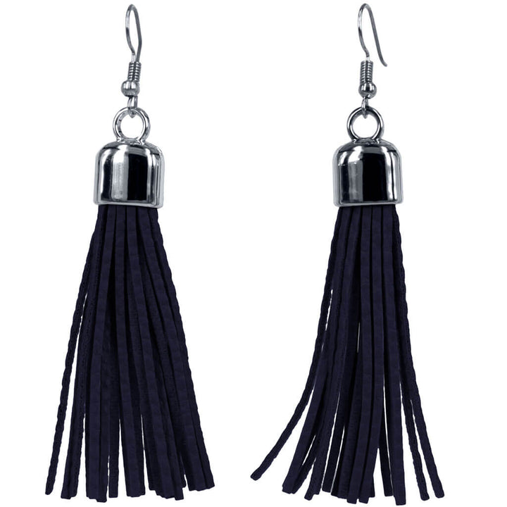 Hanging tassel earrings