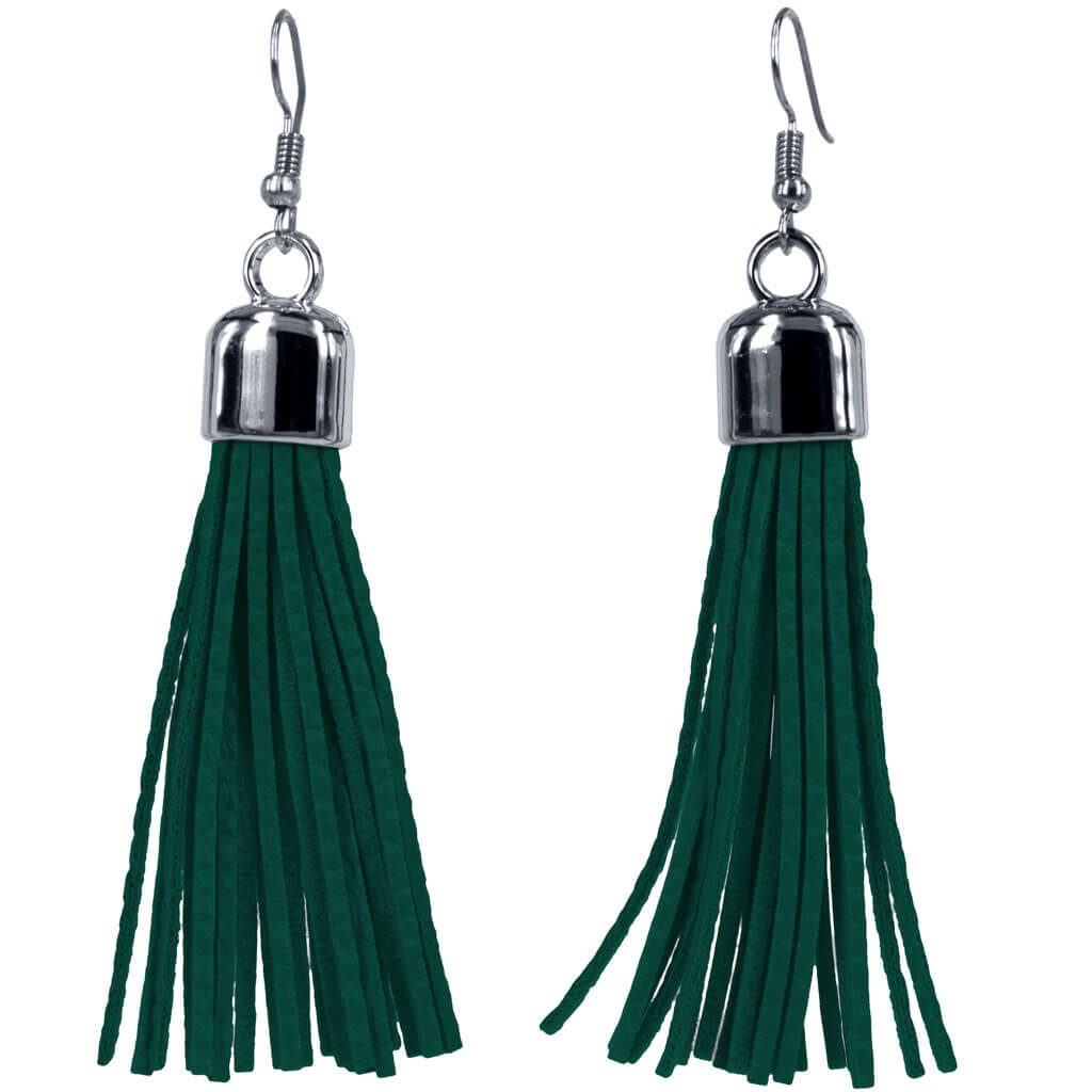 Hanging tassel earrings