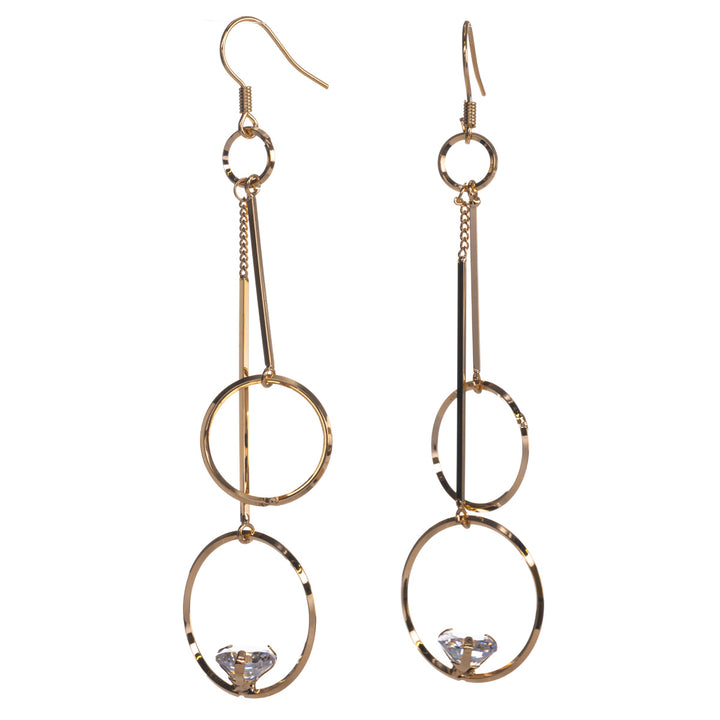 Hanging tires for a party earrings