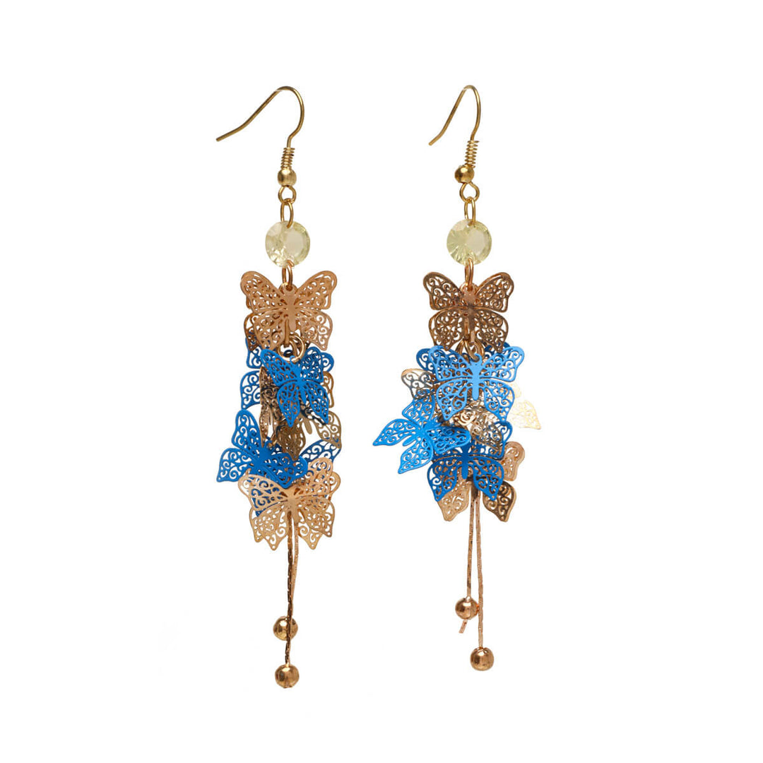 Hanging butterflies earrings