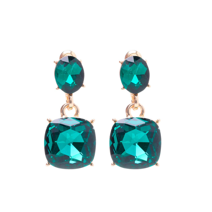 Two-piece hanging earrings for celebrations