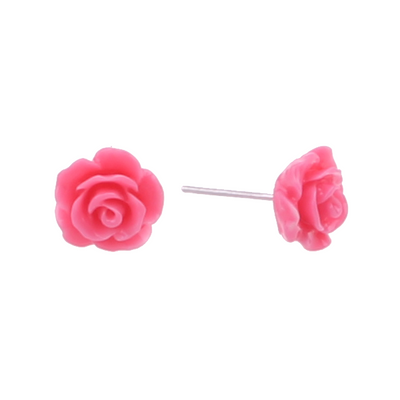 Rose earrings (Steel 316L)