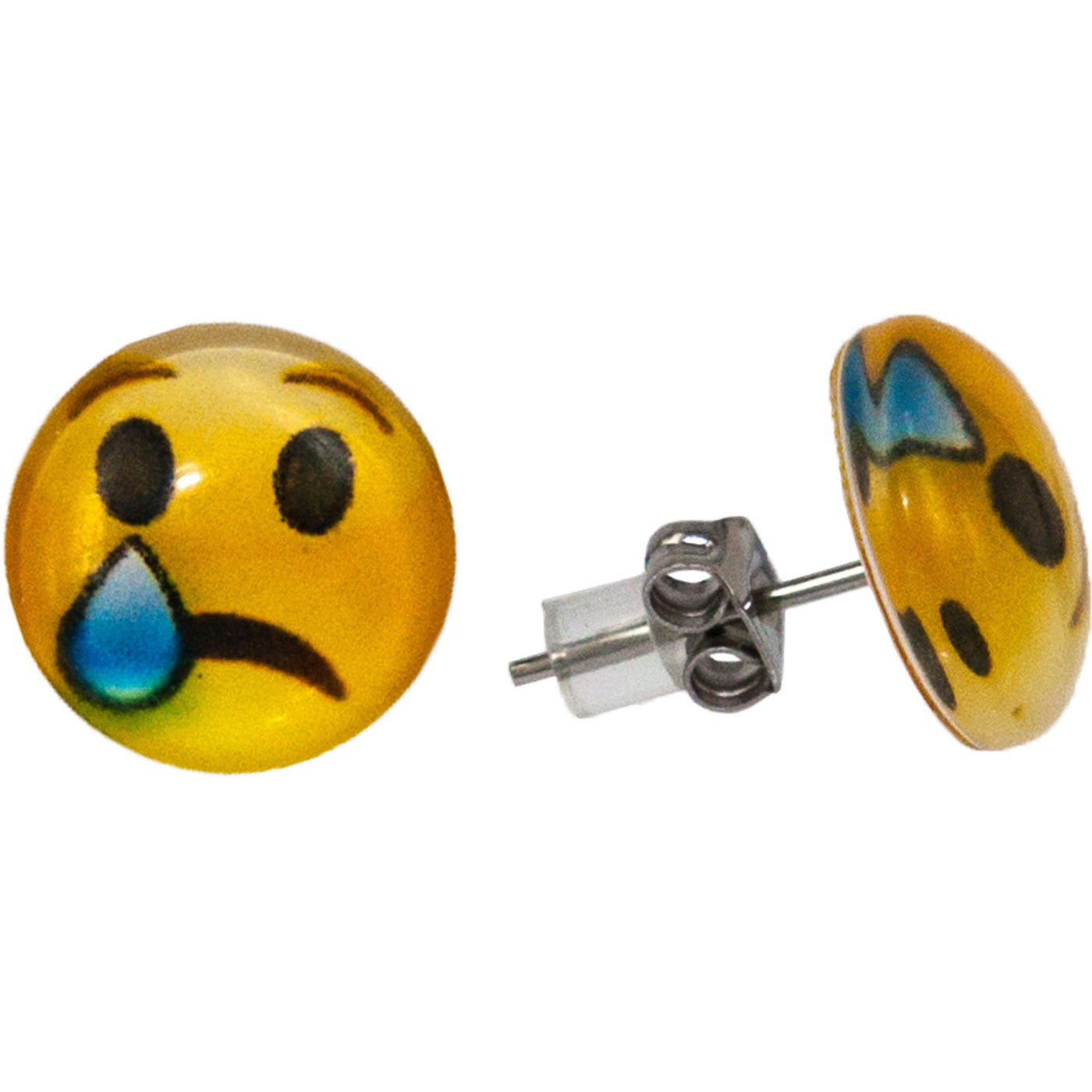 Emoji gråtande örhängen
