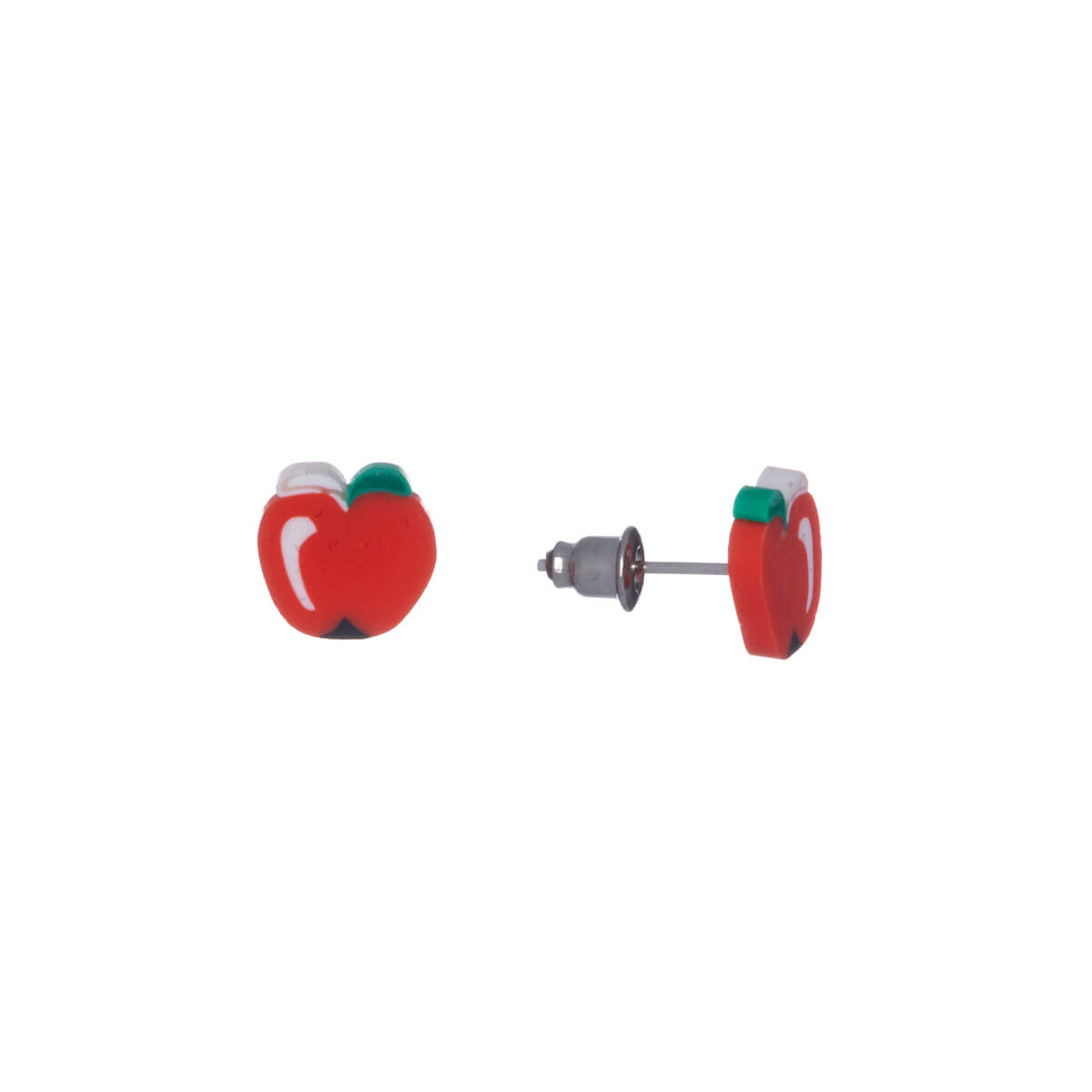 Apple fruit earrings