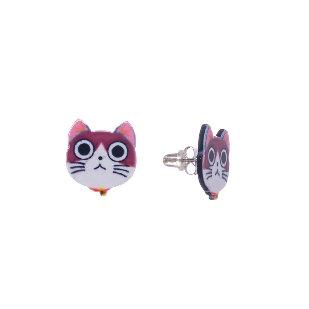 Cat earrings (steel 316L)