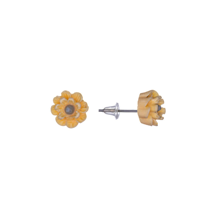 Slender flower earrings