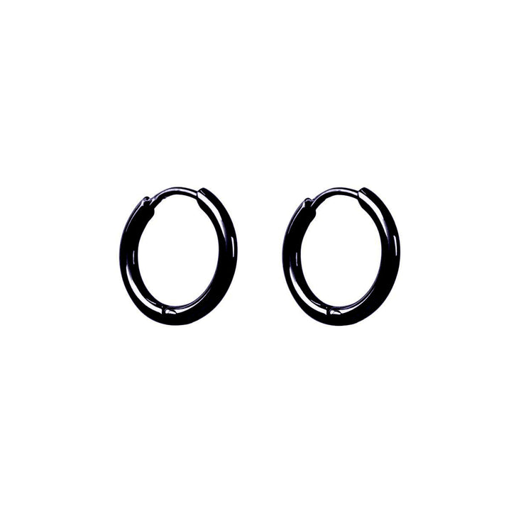 Små örhängen stålörhängen 8mm (Stål 316L)