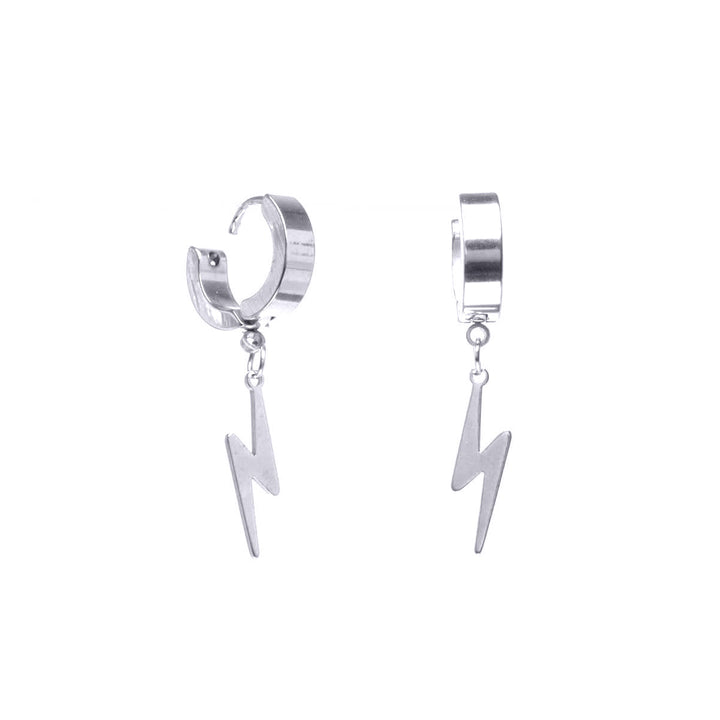 Lightning earrings earring ring (steel 316L)