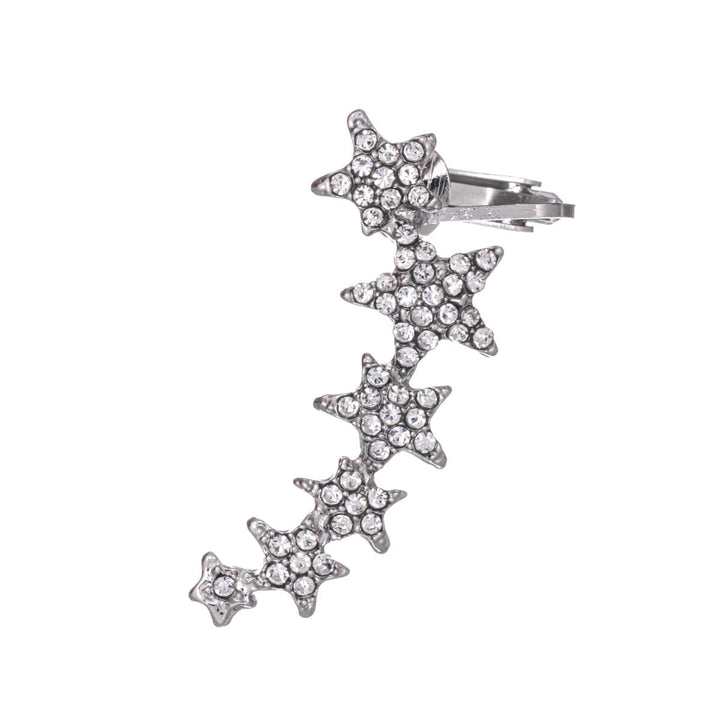 Kaareva kivellinen rustokoru statement ear cuff 1kpl