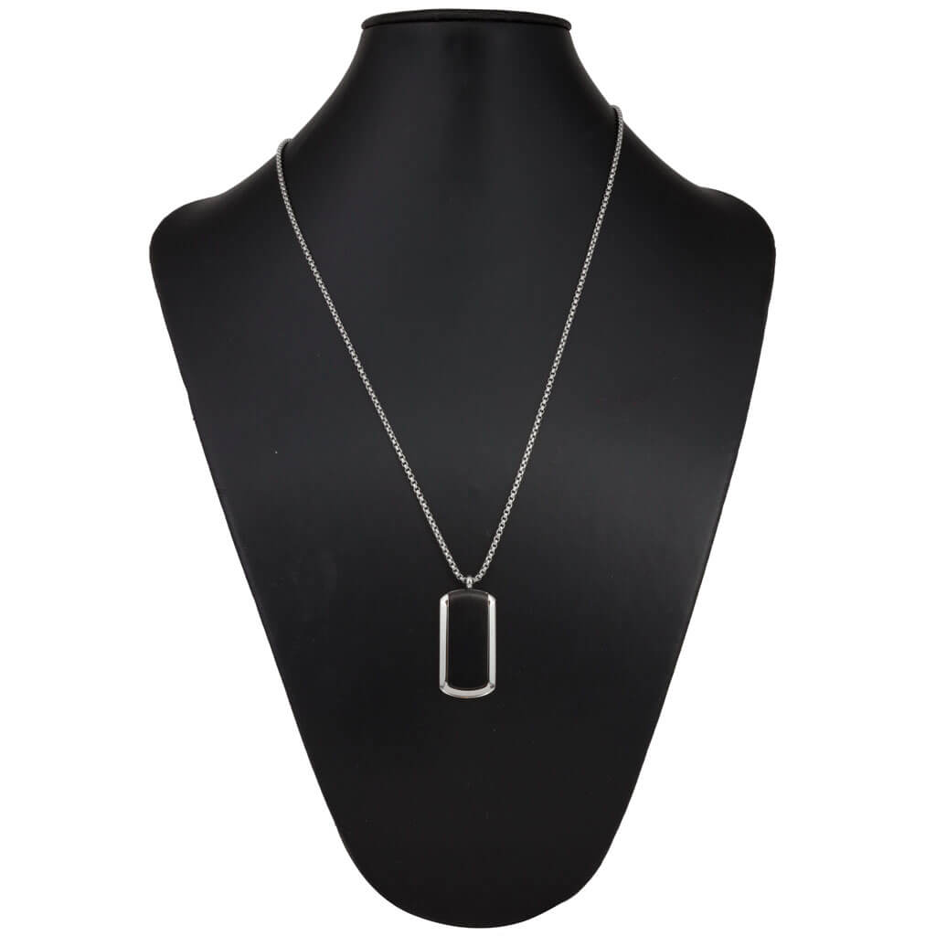 Steel plate necklace (steel 316L)