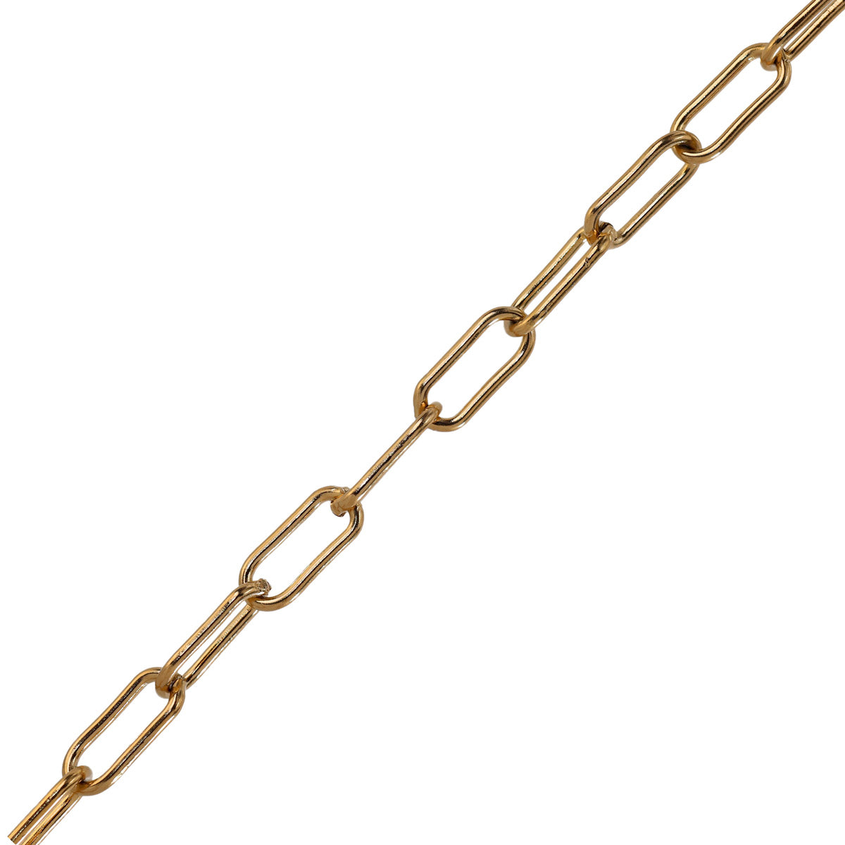Kabelkedjan halsband (stål) 42 cm +5 cm