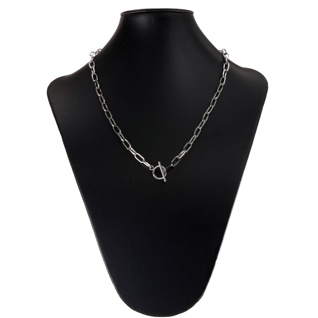 Cable chain necklace (steel) 51cm