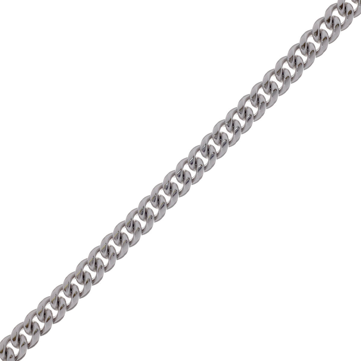 Tät rustningskedja stålhalsband 55 cm