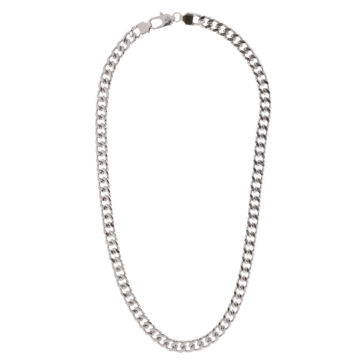 Armoured chain steel necklace 55cm