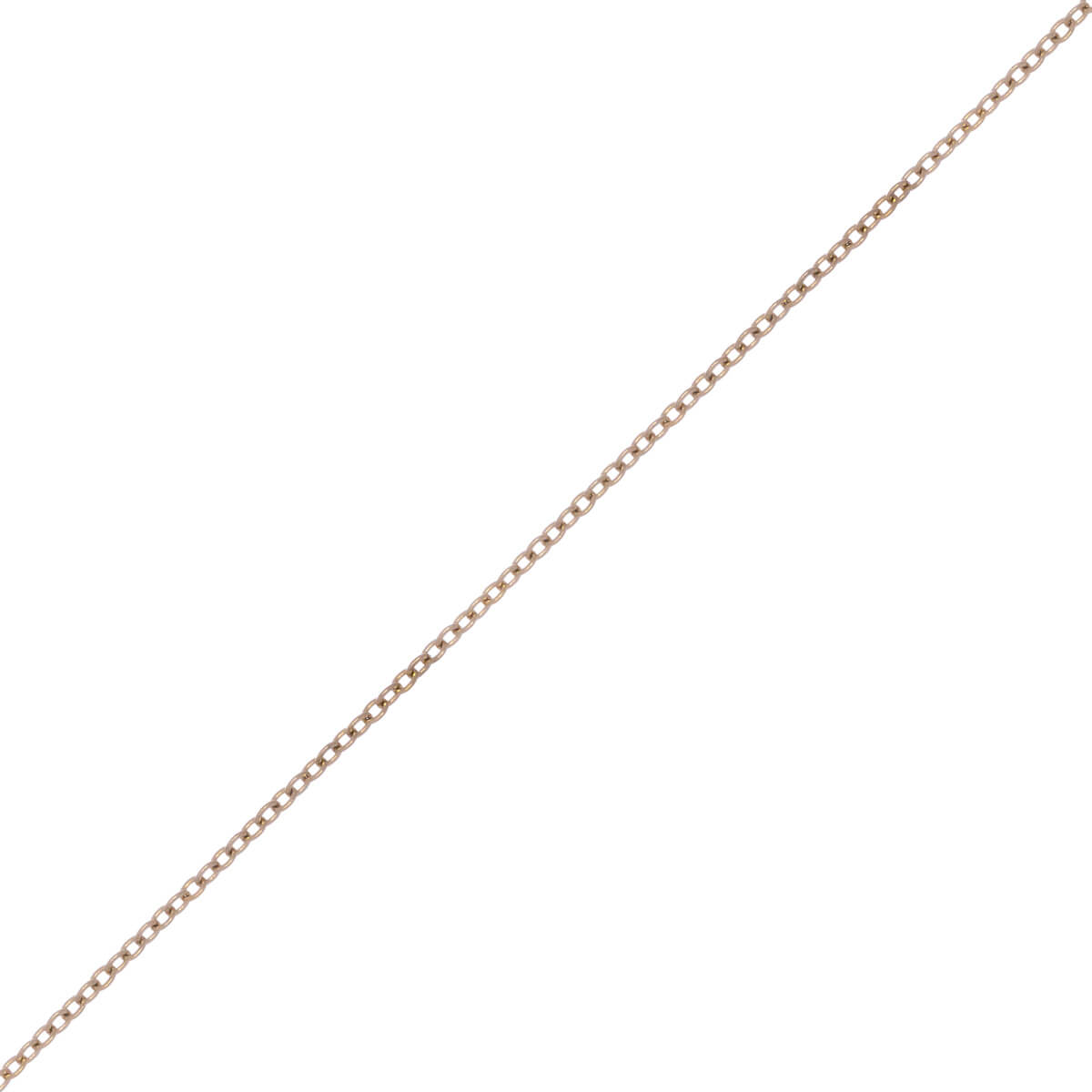 Tunt guldpläterat halsband 44cm (Stål 316L)