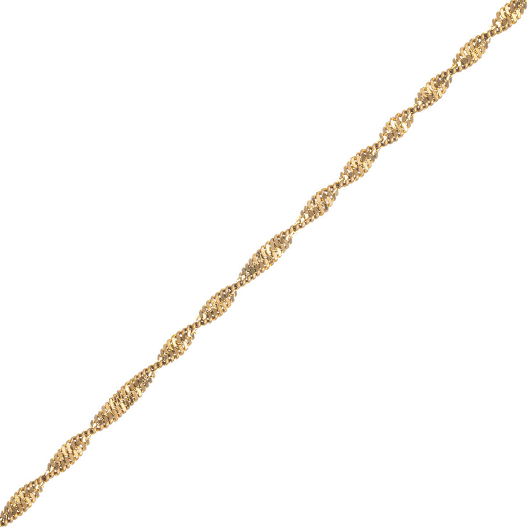 Singapore halsband 2,8mm 50cm (stål 316L)