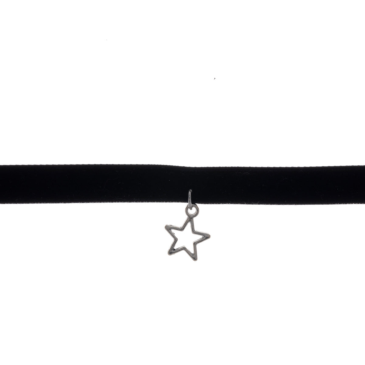 Choker necklace with star pendant