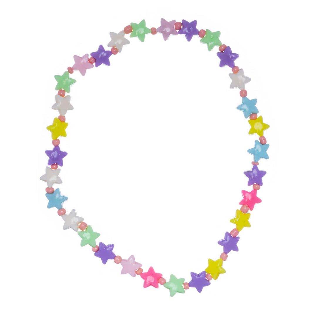 Children's elastic star necklace 38cm