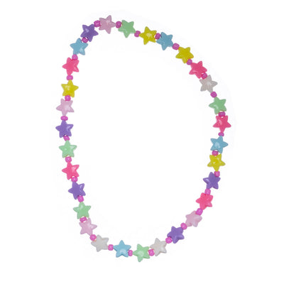Children's elastic star necklace 38cm
