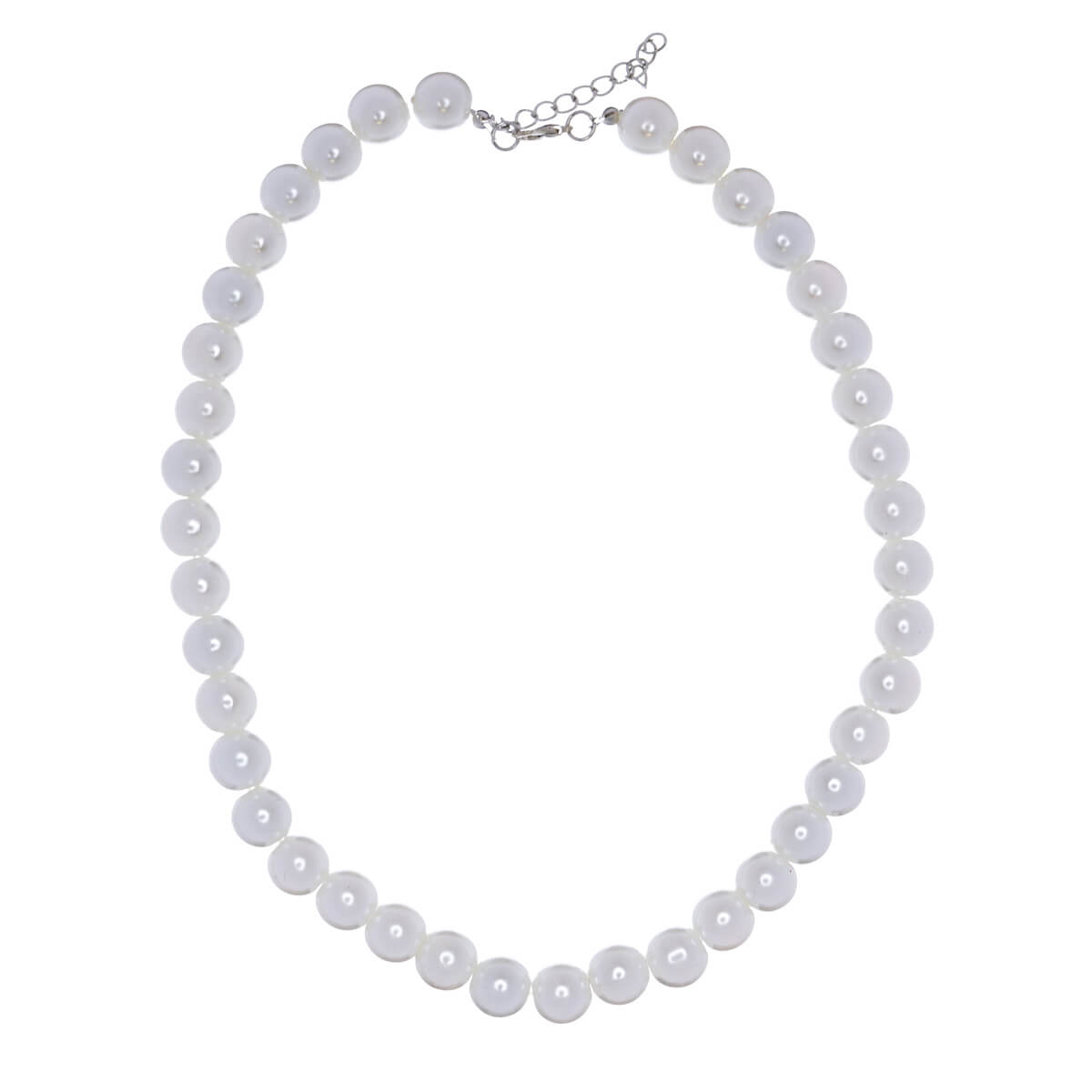Pearl necklace necklace beads 12mm 49cm +5cm