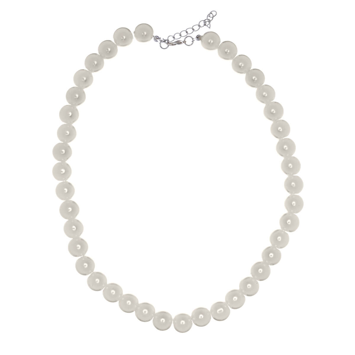 Pearl necklace necklace beads 12mm 49cm +5cm