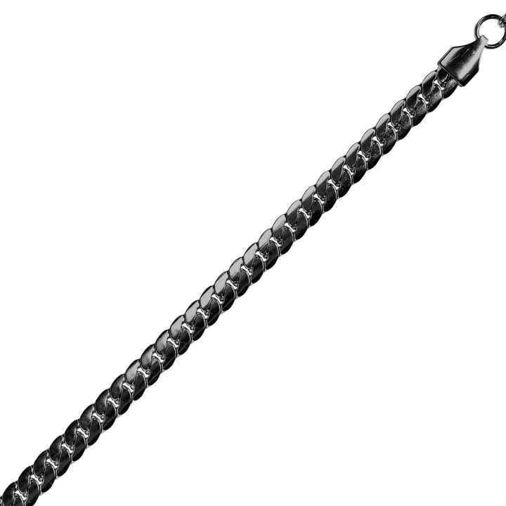 Platt stålhalsband 60 cm