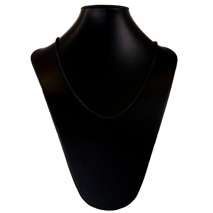 Pyöreä teräksinen kaulaketju 3mm 55cm (Teräs 316L)