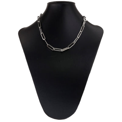 Steel cable chain necklace 45-50cm