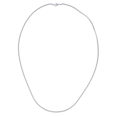 Thin steel necklace 2,5mm 60cm