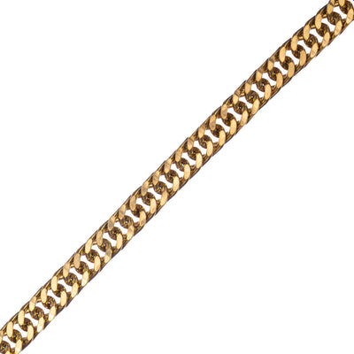 Tät rustningskedja halsband 55 cm (stål 316L)