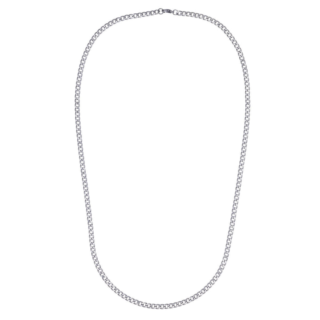 Flat armour chain narrow neck chain 4mm 60cm