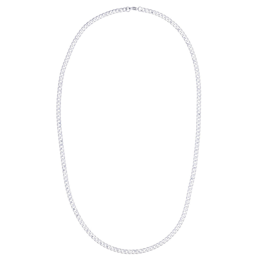 Flat armour chain narrow neck chain 4mm 60cm