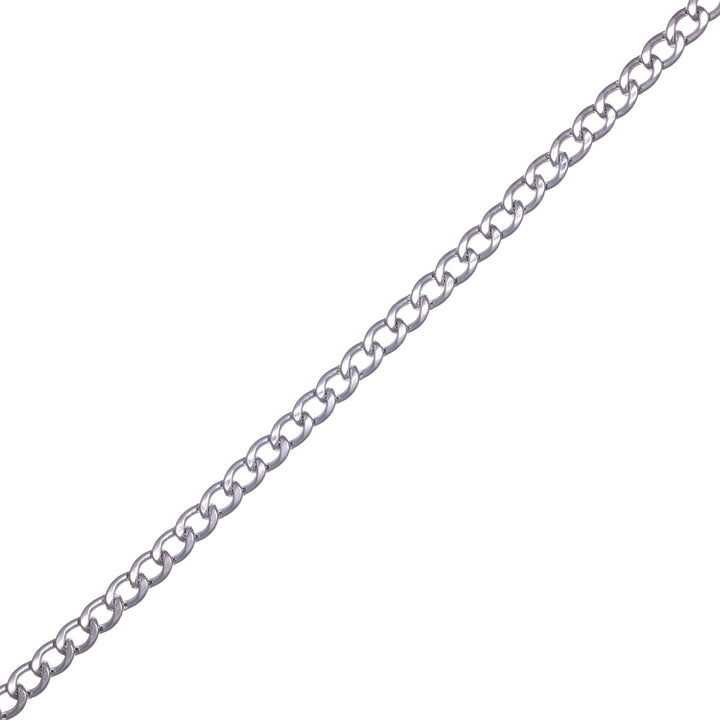 Steel armoured chain necklace 56cm 7mm (Steel 316L)