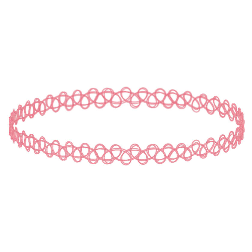 Nylon tatuering choker halsband