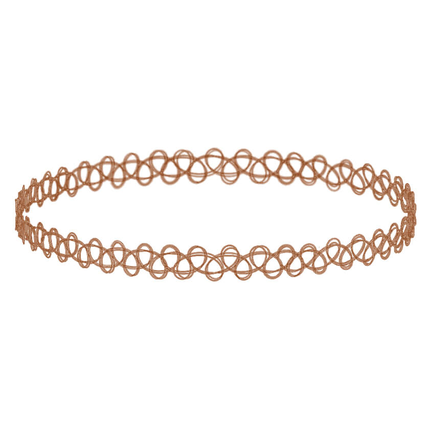 Nylon tatuering choker halsband