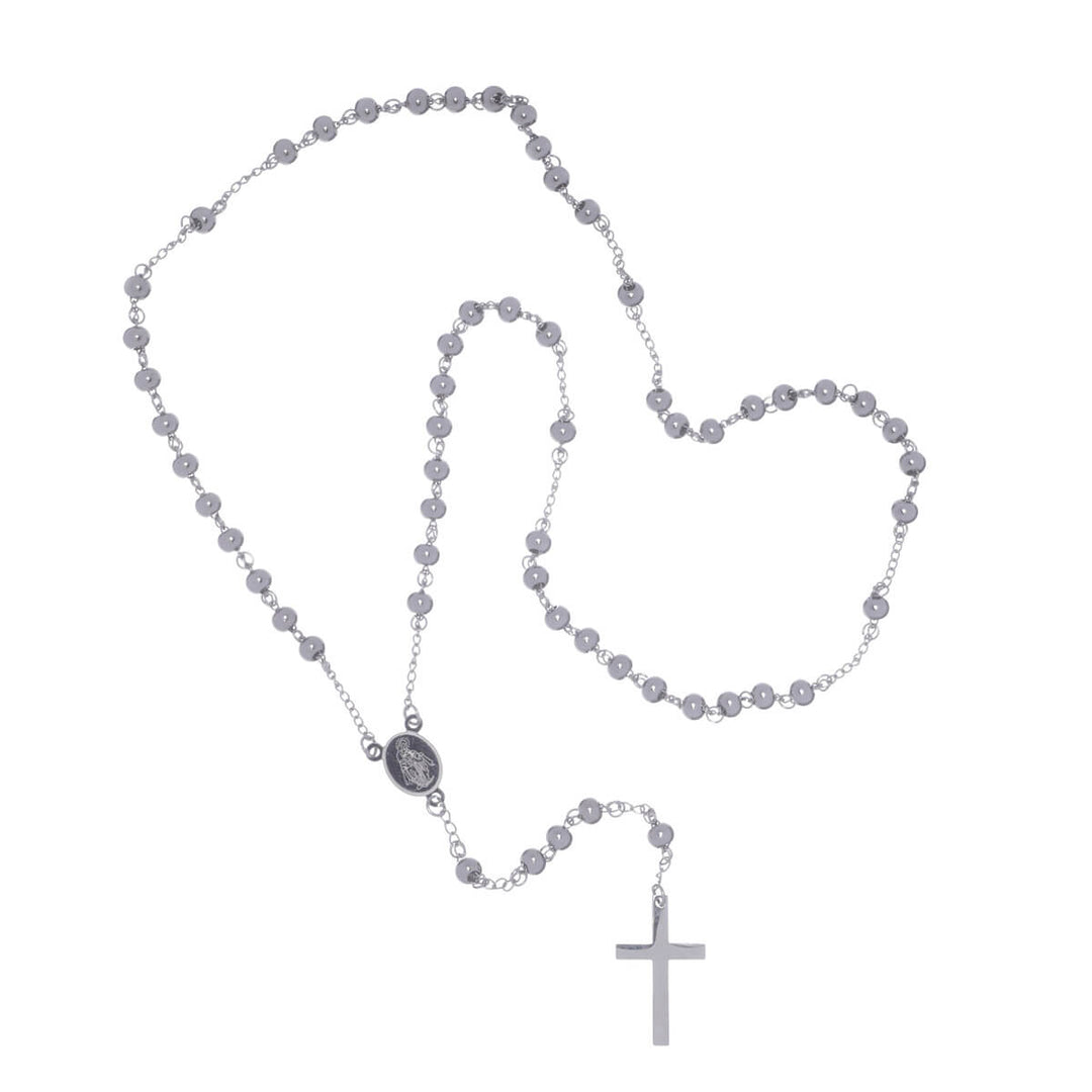 Steel rosary 68cm (steel 316L)